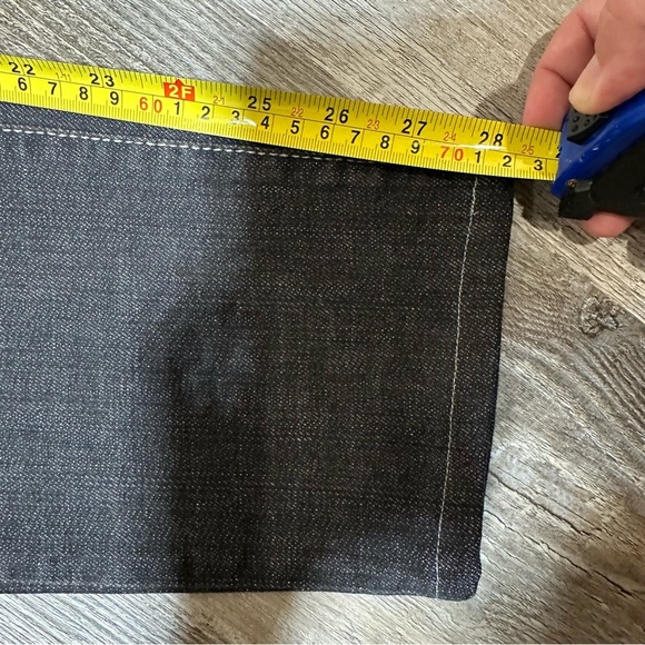 Eileen Fisher Jeans Women's Size 10 Dark Charcoal Grey / Black Stretch - Picture 5 of 5